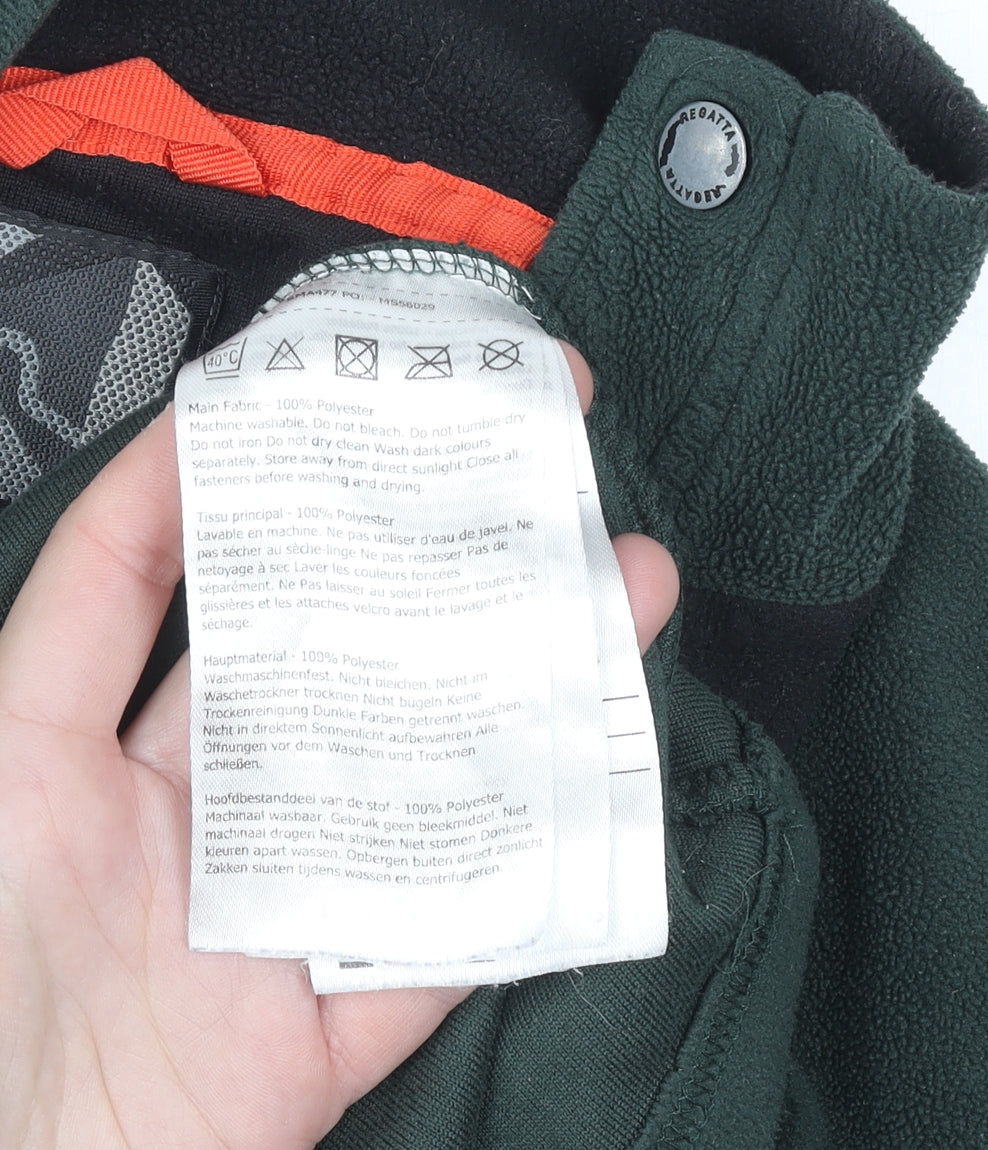 Regatta Men's Green Fleece Pullover Sweatshirt Small Outdoor Hiking