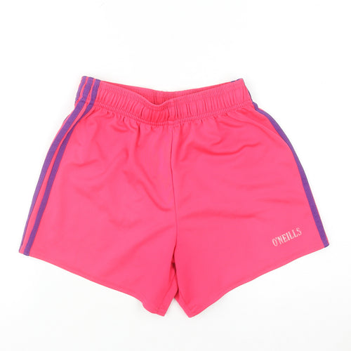 O’Neills Womens Pink Polyester Athletic Shorts Size 28