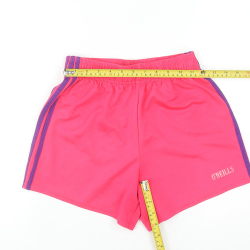 O’Neills Womens Pink Polyester Athletic Shorts Size 28