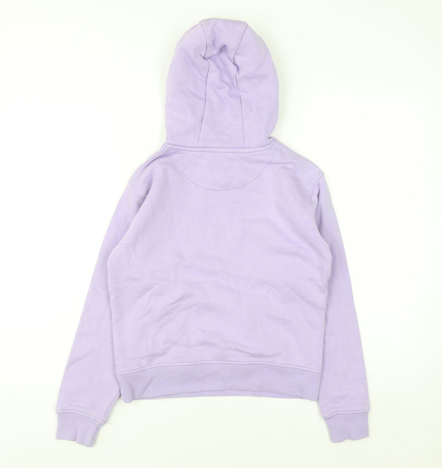 Jack Wills Girls Purple Pullover Hoodie 10-11 Years Logo Cotton Fleece