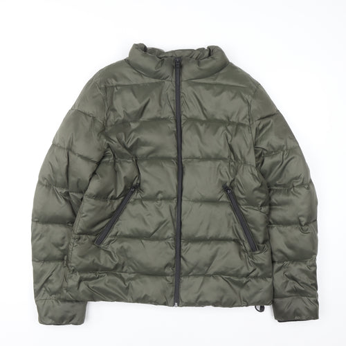 Marks and Spencer Women’s Green Size 14 Puffer Jacket