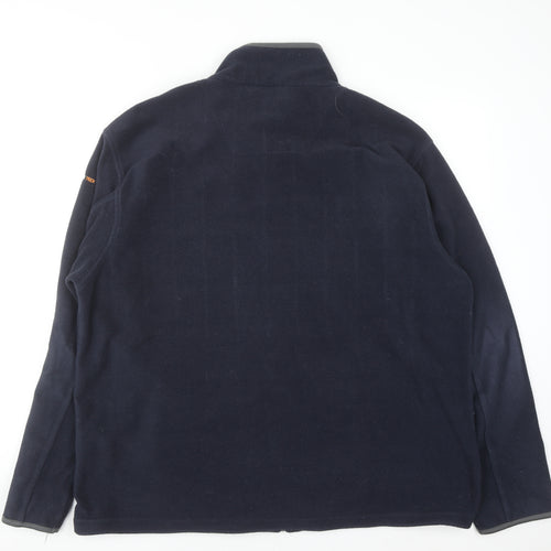 Regatta Men’s Blue 2XL Full Zip Fleece Sweatshirt Outdoor Jacket