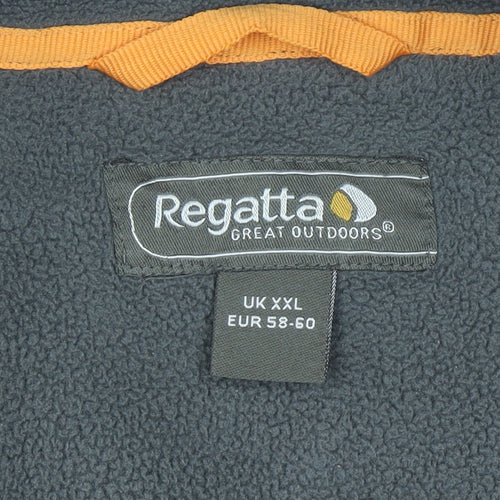 Regatta Men’s Blue 2XL Full Zip Fleece Sweatshirt Outdoor Jacket