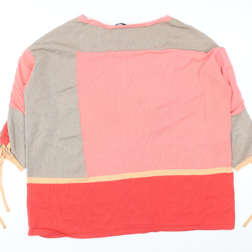 Betty Barclay Women’s Multicoloured Relaxed Pullover Jumper Size 16