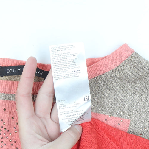 Betty Barclay Women’s Multicoloured Relaxed Pullover Jumper Size 16
