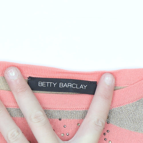 Betty Barclay Women’s Multicoloured Relaxed Pullover Jumper Size 16