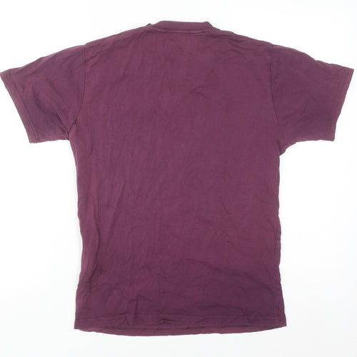 Vans Women's Purple Classic Fit Cotton T-Shirt Small