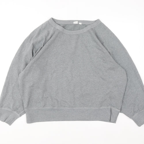 GAP Womens Grey XL Pullover Sweatshirt Classic Crew Neck