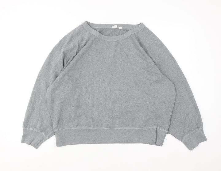 GAP Womens Grey XL Pullover Sweatshirt Classic Crew Neck