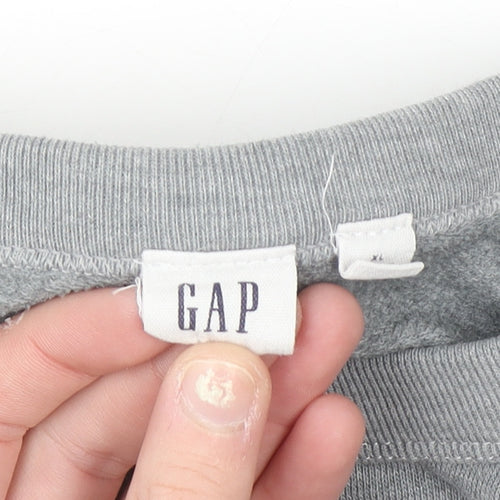 GAP Womens Grey XL Pullover Sweatshirt Classic Crew Neck