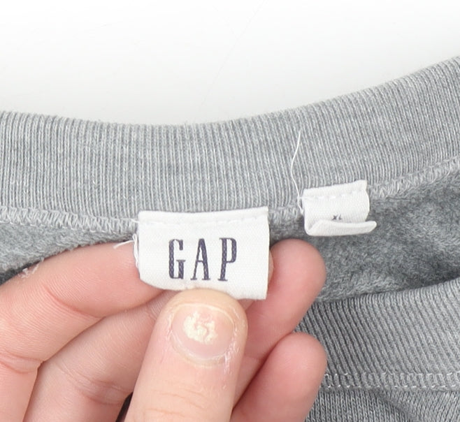 GAP Womens Grey XL Pullover Sweatshirt Classic Crew Neck