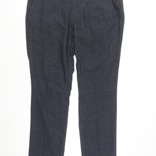 Ted Baker Men's Blue Wool Blend Dress Trousers 38R