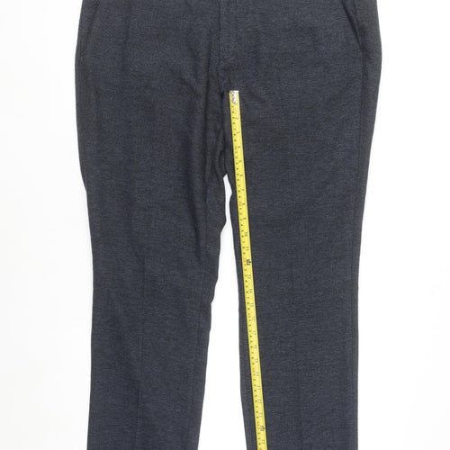 Ted Baker Men's Blue Wool Blend Dress Trousers 38R