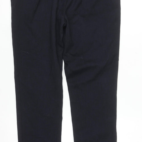 H&M Women's Black Slim Fit Straight Leg Trousers Size 8