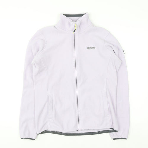 Regatta Women’s Lilac Full Zip Fleece Jacket UK 12 Polyester Outdoor