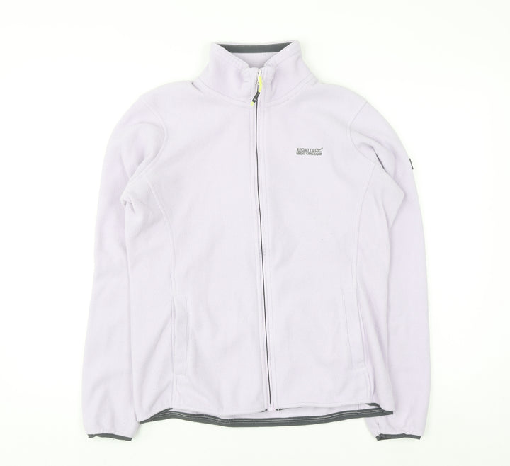 Regatta Women’s Lilac Full Zip Fleece Jacket UK 12 Polyester Outdoor