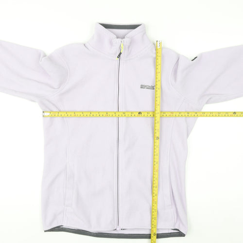 Regatta Women’s Lilac Full Zip Fleece Jacket UK 12 Polyester Outdoor