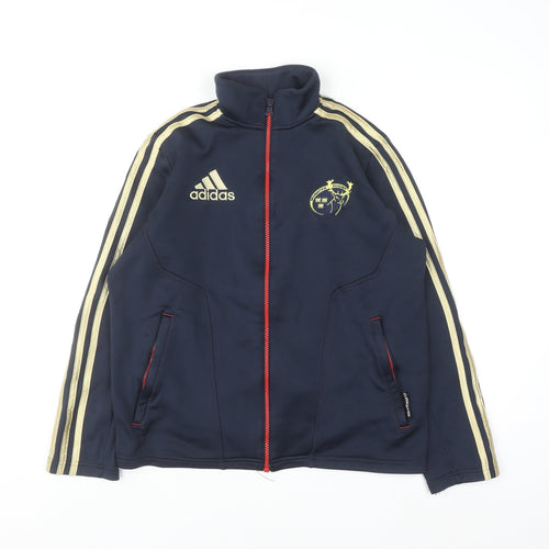 Adidas Boys Blue Full Zip ClimaWarm Sweatshirt 13-14 Years