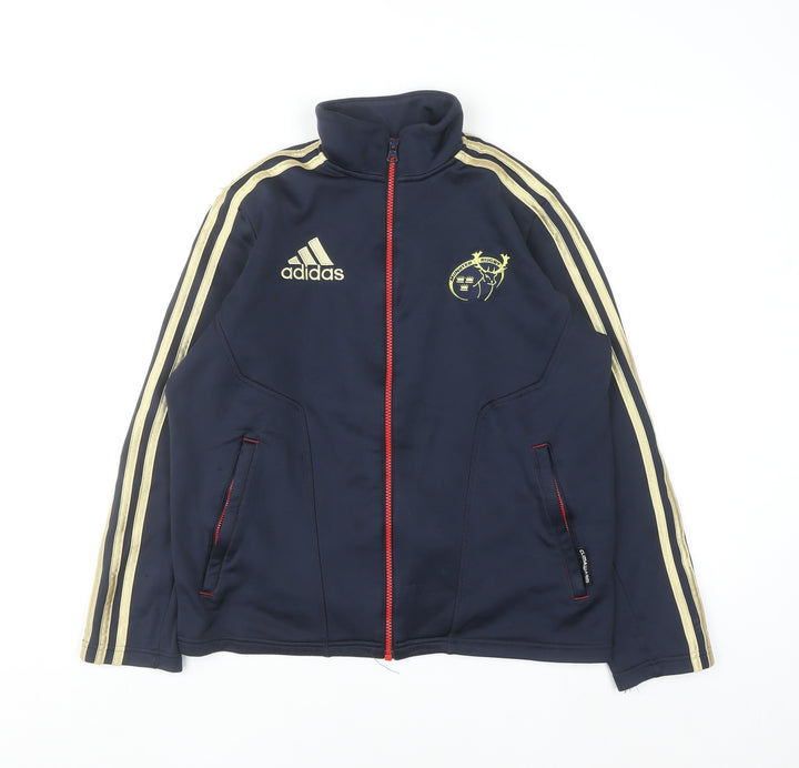 Adidas Boys Blue Full Zip ClimaWarm Sweatshirt 13-14 Years
