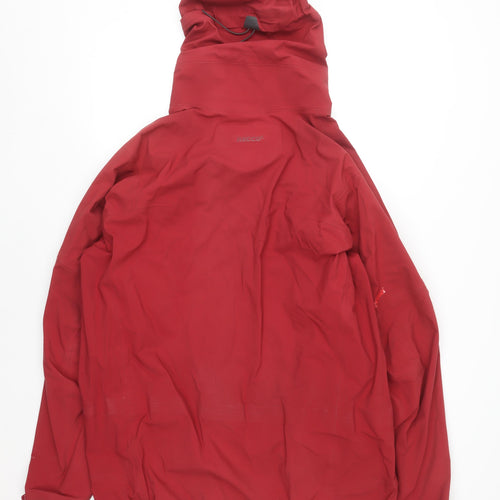Patagonia Men's Red Waterproof Hooded Softshell Jacket L
