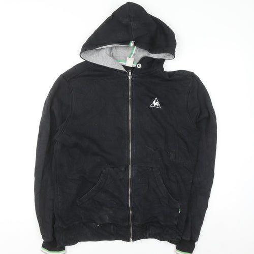 Le Coq Sportif Men's Black Full Zip Hoodie Size L