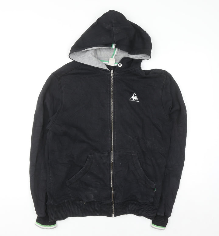 Le Coq Sportif Men's Black Full Zip Hoodie Size L