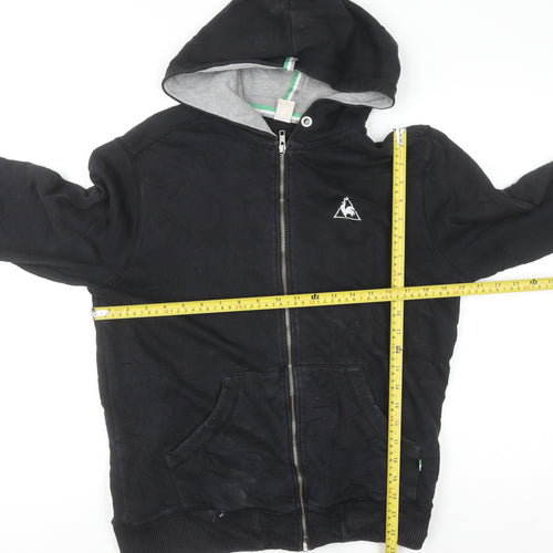 Le Coq Sportif Men's Black Full Zip Hoodie Size L