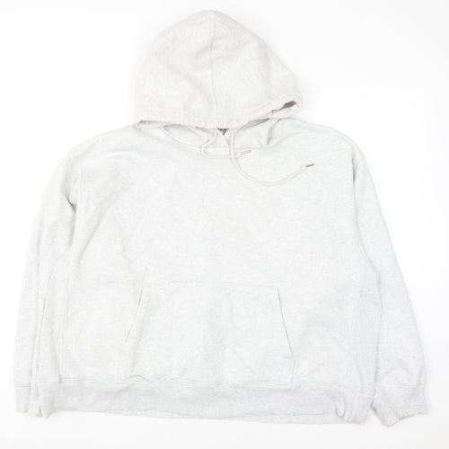Victoria's Secret PINK Women's Grey Hoodie XXL Cotton Blend Pullover