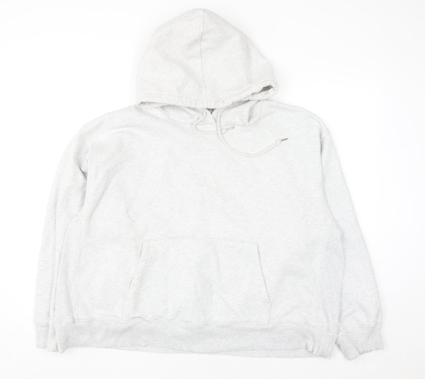 Victoria's Secret PINK Women's Grey Hoodie XXL Cotton Blend Pullover