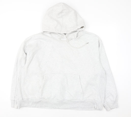 Victoria's Secret PINK Women's Grey Hoodie XXL Cotton Blend Pullover