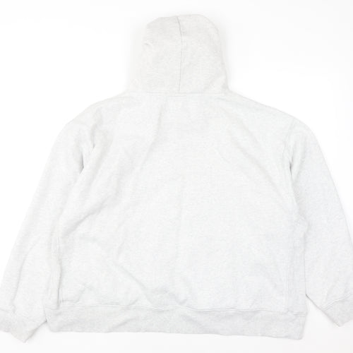 Victoria's Secret PINK Women's Grey Hoodie XXL Cotton Blend Pullover