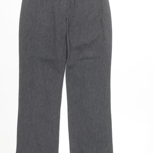 Kookai Womens Grey Straight Leg Stretch Trousers Size 8