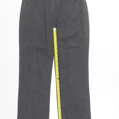 Kookai Womens Grey Straight Leg Stretch Trousers Size 8
