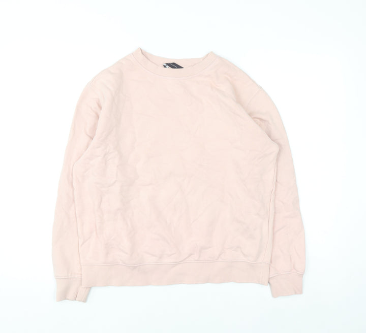 Marks and Spencer Women Pink Small Pullover Sweatshirt