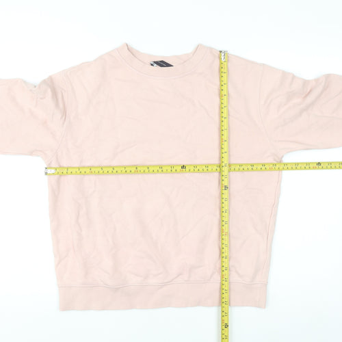 Marks and Spencer Women Pink Small Pullover Sweatshirt