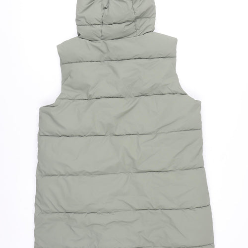 Dunnes Women’s Grey Hooded Puffer Waistcoat Size M