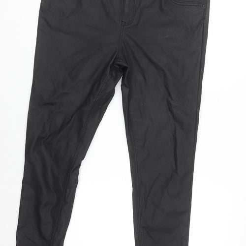 New Look Women's Black High Waist Skinny Yazmin Trousers Size 18
