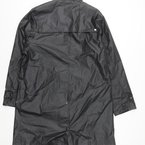 Clodagh Callaghan Women’s Black Size 16 Rain Coat Waterproof Long Jacket