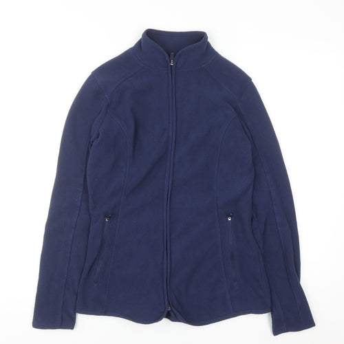 Dunnes Stores Women's Navy Full Zip Fleece Sweatshirt XS