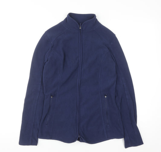 Dunnes Stores Women's Navy Full Zip Fleece Sweatshirt XS