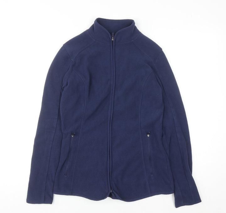 Dunnes Stores Women's Navy Full Zip Fleece Sweatshirt XS