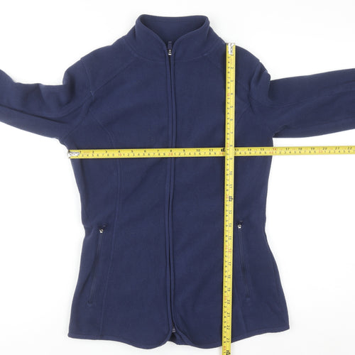 Dunnes Stores Women's Navy Full Zip Fleece Sweatshirt XS