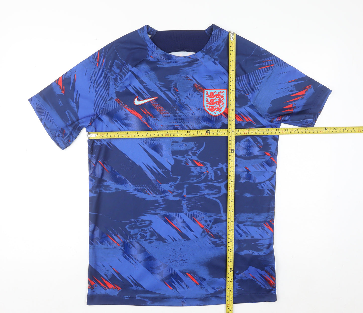 Nike Men's Blue England Football T-Shirt Medium Dri-FIT Sportswear