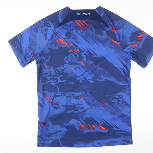 Nike Men's Blue England Football T-Shirt Medium Dri-FIT Sportswear