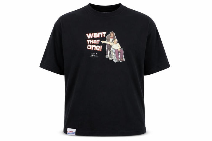 Debenhams Men's Black XL Little Britain Lou & Andy Funny Graphic T-Shirt