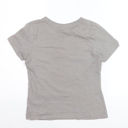 Guns N' Roses Girls Grey Graphic Band T-Shirt Small 10-12 Years