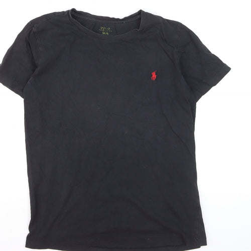 Ralph Lauren Men's Black Slim Fit Cotton T-Shirt M