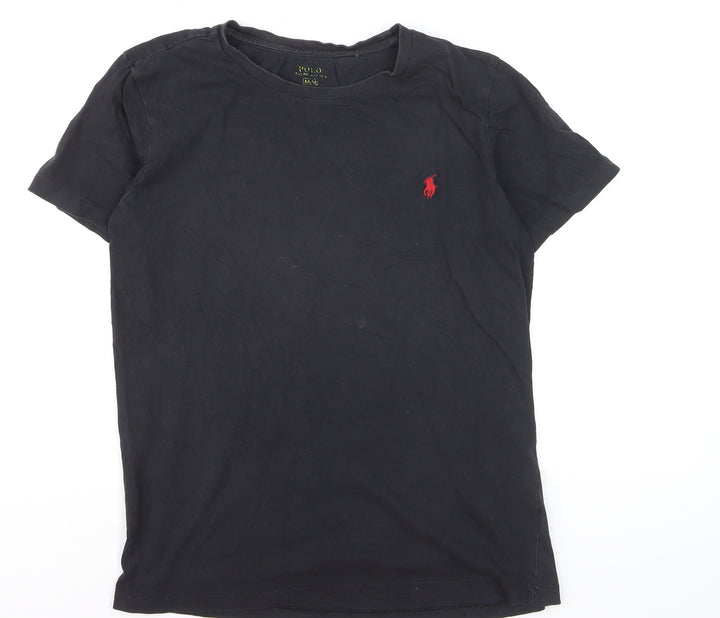 Ralph Lauren Men's Black Slim Fit Cotton T-Shirt M
