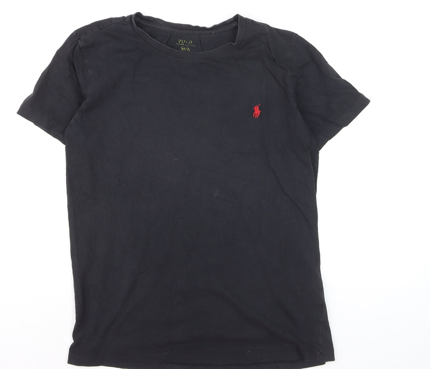 Ralph Lauren Men's Black Slim Fit Cotton T-Shirt M