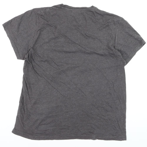 Pierre Cardin Men’s Grey 2XL Heritage Graphic T-Shirt